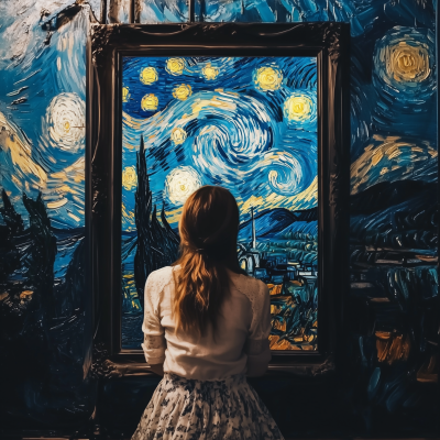 Starry Night Reflection