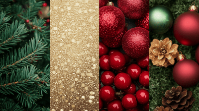 Christmas Color Palette Moodboard