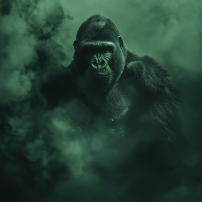 Gorilla in Fog