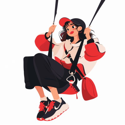 Girl on a Swing