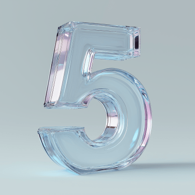 Glass Letter 5