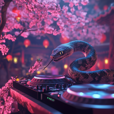 Snake DJ Celebrating New Year