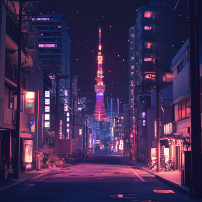 Tokyo City Night