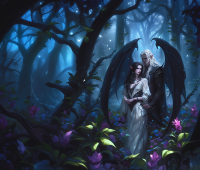 Dark Fantasy Prince and Captive