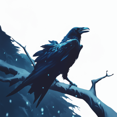 Dark Fantasy Crow