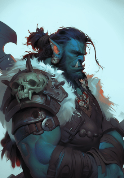 Orc Warrior in Armor