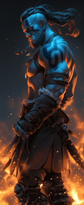 Mediaval Tribal Warrior