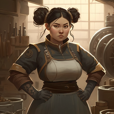 Vietnamese Woman in Avatar Art Style