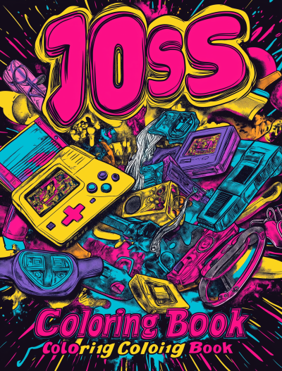 90s Coloring Book