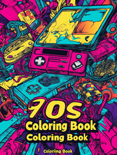 90s Coloring Book