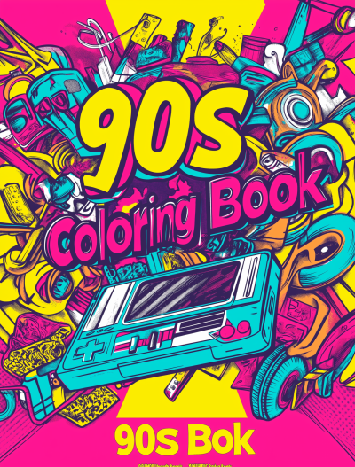 90s Coloring Book