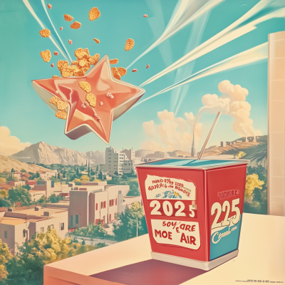 Retro Cereal Advertisement
