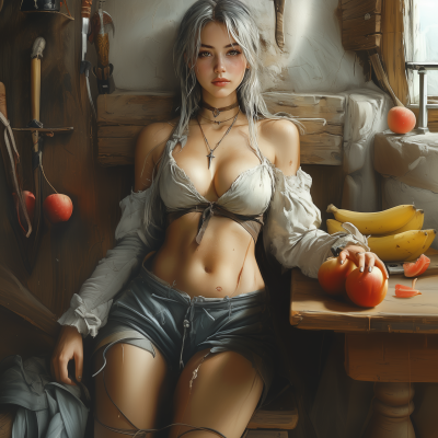 Fantasy Character in Hyper Realism