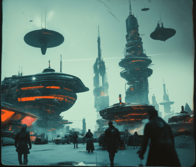 Futuristic City Outpost