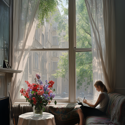 Photorealistic Peaceful Scene