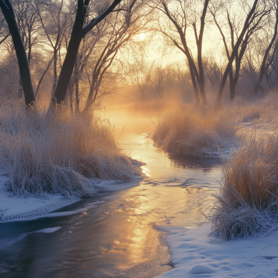 Serene Winter Landscape