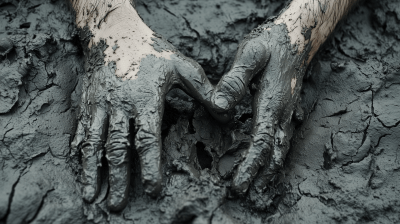 Hands in Mud
