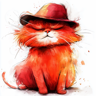 Frazzled Cat Clipart