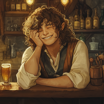 Joyful Hobbit Bartender