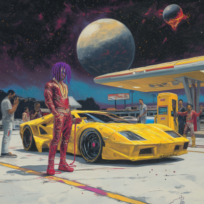 Galactic Style on the Moon