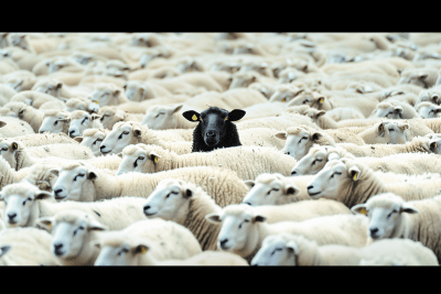 Black Sheep in a White Herd