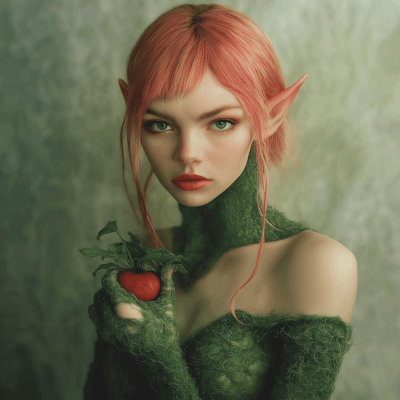 High Fantasy Illustration of Moss