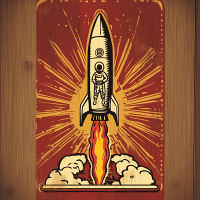 Spicy Rocket Sauce Label