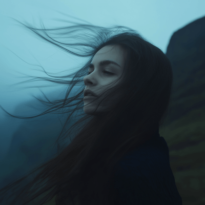 Woman in the Wind