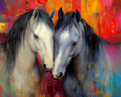 Expressionist Horses