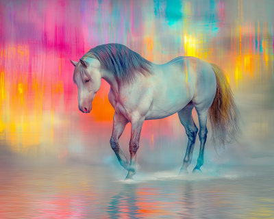 Mysterious Dressage Horse