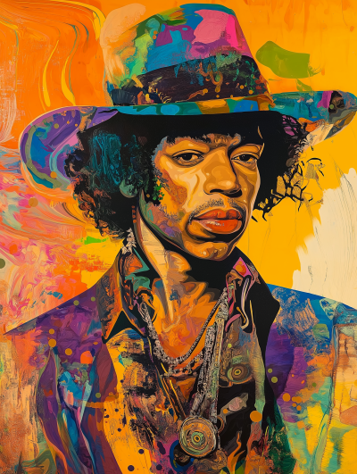 Jimi Hendrix Portrait