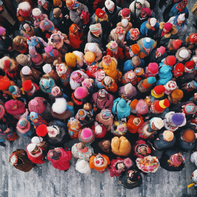 Carnival in Switzerland – Top View