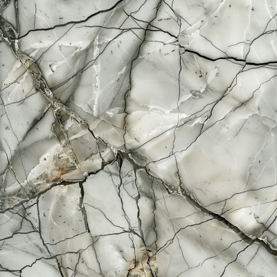 Cracked Marble Surface