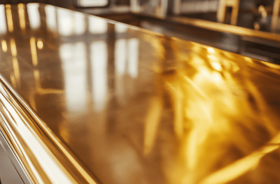 Luxury Chrome Gold Surface