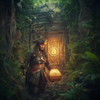 Jack Sparrow in the Ancient Temple