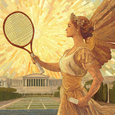 Roman Goddess in Mosaic