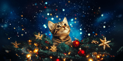 Cats in Space for Christmas