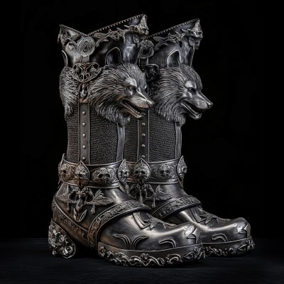 Werewolf Inspired Armor Boots