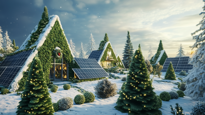 Hyper Realistic Christmas Landscape
