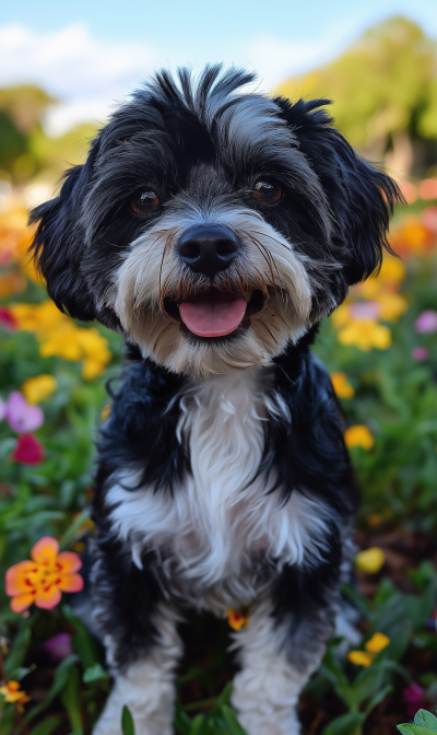 Charming Shih Poo in Nature
