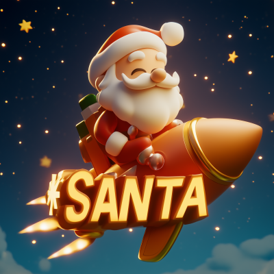 3D Character on Rocket