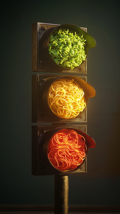 Pasta Traffic Lights