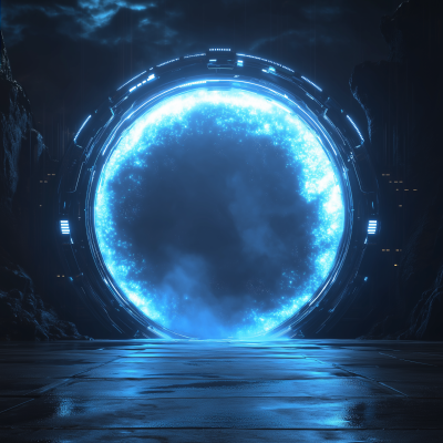 Sci-Fi Portal to Another Dimension
