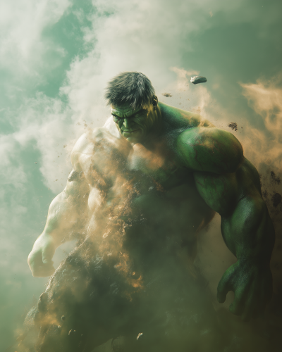 Hyperrealistic Hulk