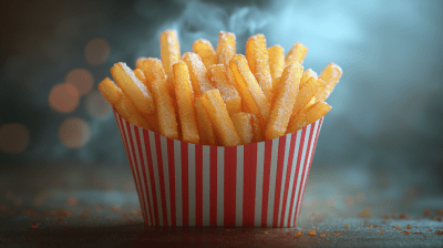 Vintage French Fries Box