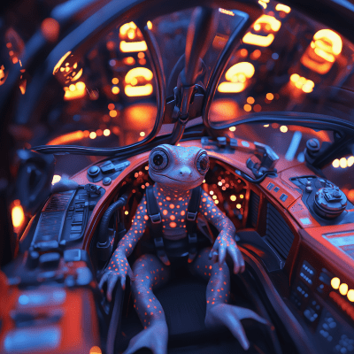 Colorful Space Creature
