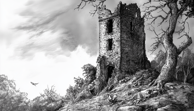 Ruined Medieval Tower