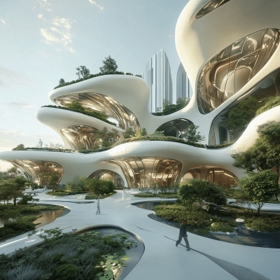 Futuristic Architectural Harmony