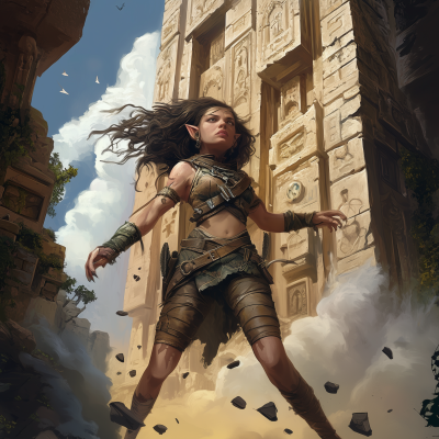 Giantess Among Ruins