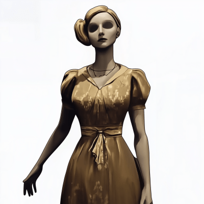 1940s Mannequin Dress
